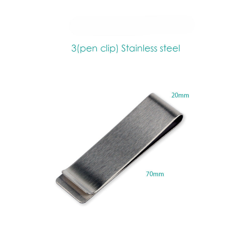 Wholesale Brass Stainless Steel Metal Pen Clip